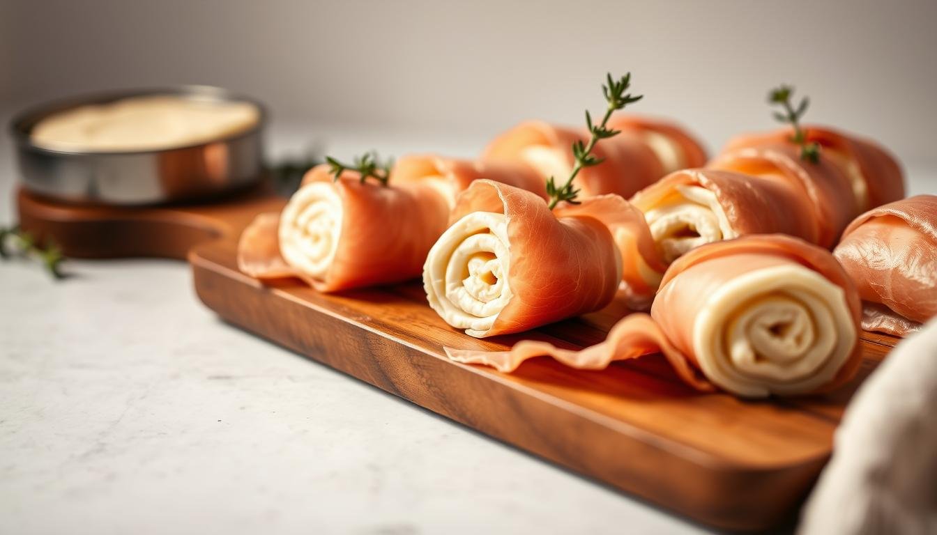 Boursin Cheese & Prosciutto Roll-Ups