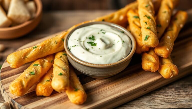Boursin-Herb Garlic Breadsticks Appetizer
