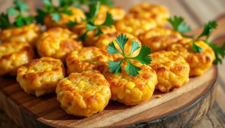 Crab & Corn Fritter Bites Appetizer