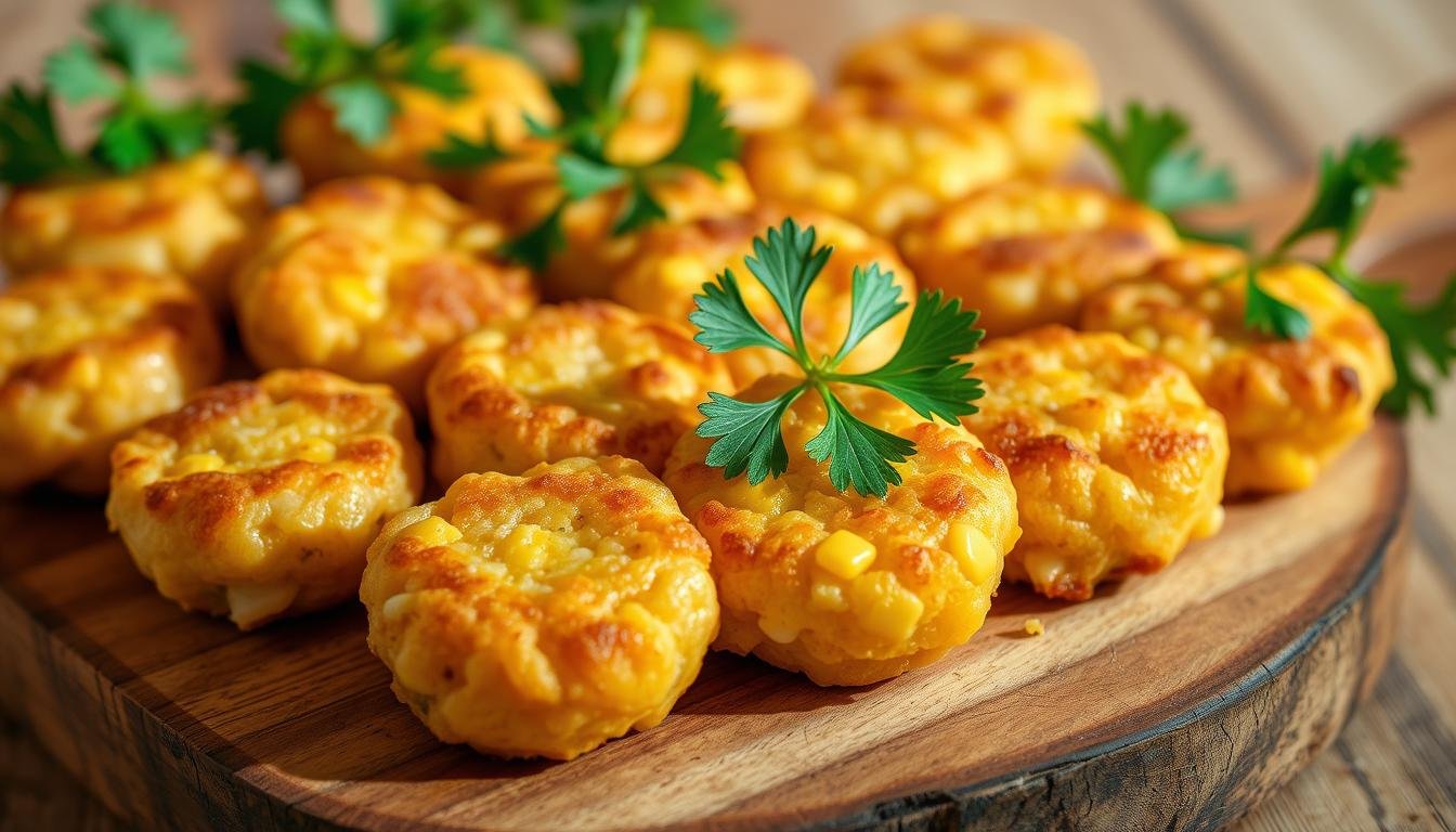 Crab & Corn Fritter Bites Appetizer