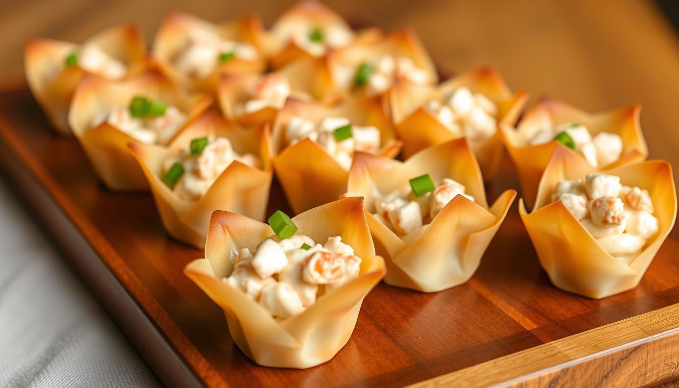 Crab Rangoon Wonton Cups Appetizer