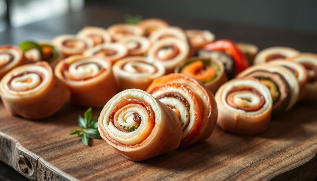 Creative Roll-Ups Appetizer Variations