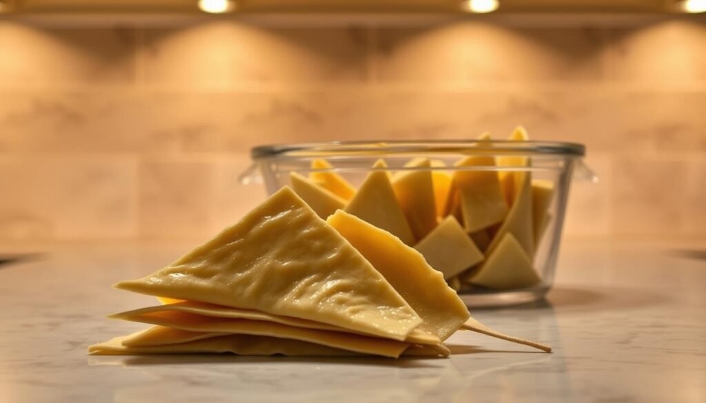 Freezing Phyllo Triangles Storage