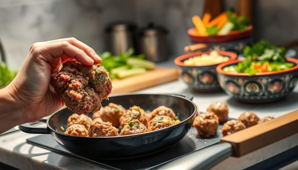 Greek Lamb Meatball Cooking Techniques