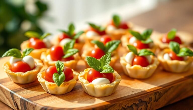 Party Mini Caprese Tartlets