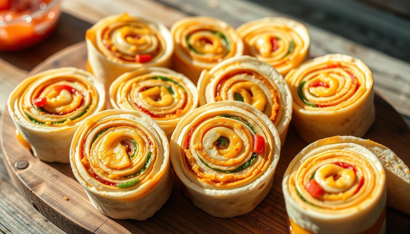 Party Quesadilla Pinwheels