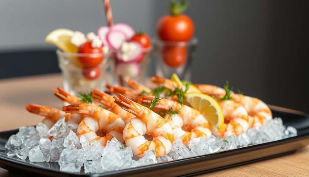 Shrimp Cocktail Presentation Garnish Ideas