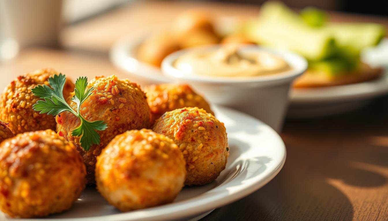 Spicy Cajun Crab Balls Appetizer