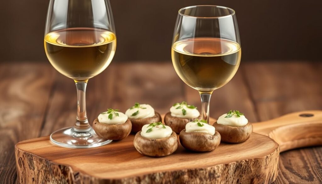 Wine Pairing for Boursin-Stuffed Mushrooms Wine Pairing for Boursin-Stuffed Mushrooms