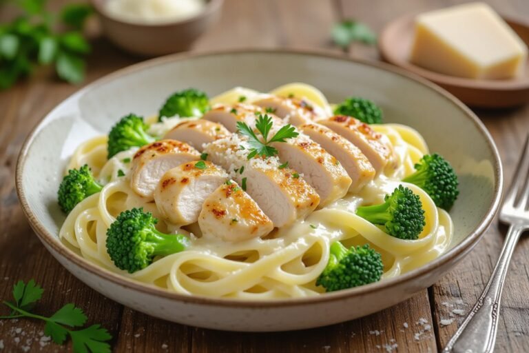 Chicken & Broccoli Alfredo