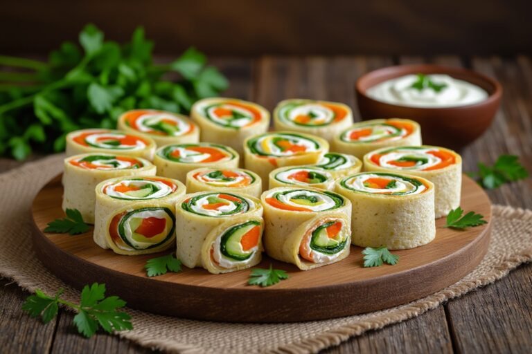 Party Veggie Pinwheel Platter