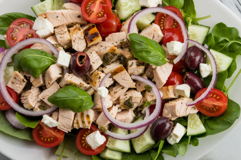 Greek Chopped Chicken Salad That Slaps: Crunchy, Zesty, Protein-Packed Perfection
