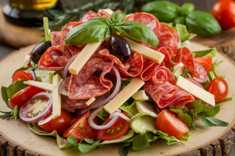 Italian Chopped Salad with Salami That Eats Like a Cheat Meal (But Isn’t)