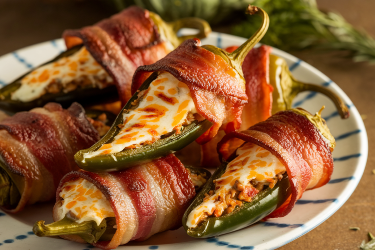 The Best Bacon-Wrapped Jalapeño Poppers You’ll Brag About: Crispy, Creamy, Gone in 60 Seconds