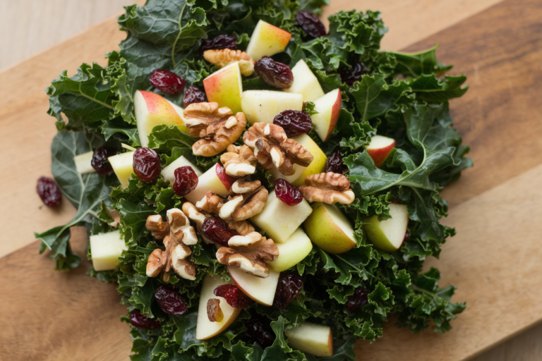 Chopped Kale and Apple Salad That Tastes Like a Pay Raise: Crunchy, Juicy, and Totally Boss