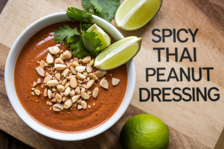 Spicy Thai Peanut Dressing That Makes Boring Salads Beg for Mercy