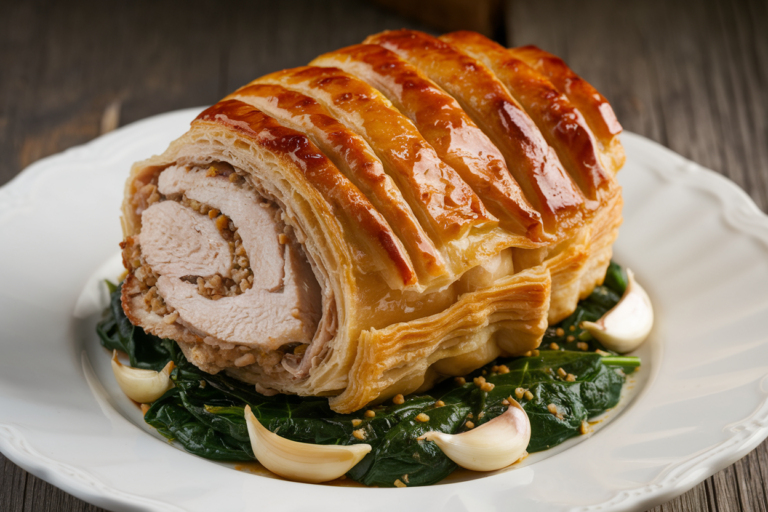 Chicken Wellington That Wins Dinner: Golden, Flaky, Juicy, and Ridiculously Impressive
