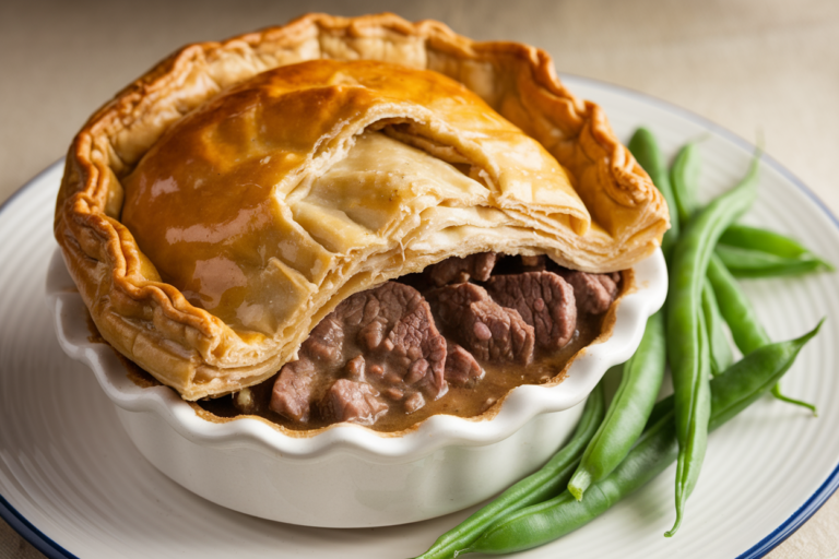 Beef Pot Pie with Puff Pastry: The Cozy, Crispy Dinner That Makes Leftovers Famous