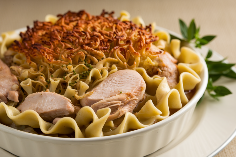 Chicken Noodle Casserole That Disappears in 10 Minutes: Cozy, Creamy, Crowd-Pleasing Magic