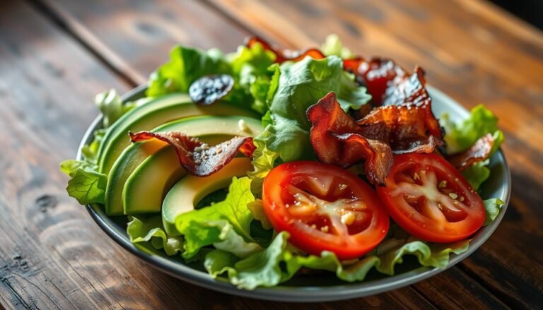 Keto BLT Salad with Avocado