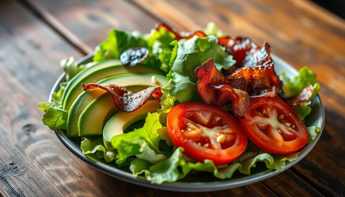 Keto BLT Salad with Avocado