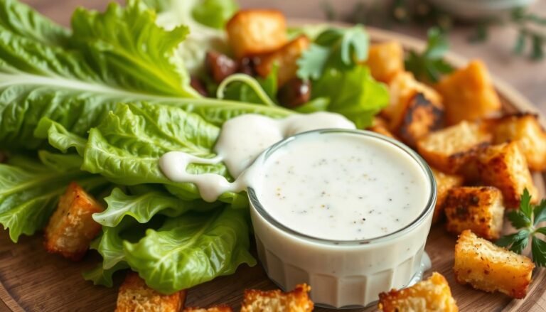 Keto Caesar Salad with Homemade Dressing