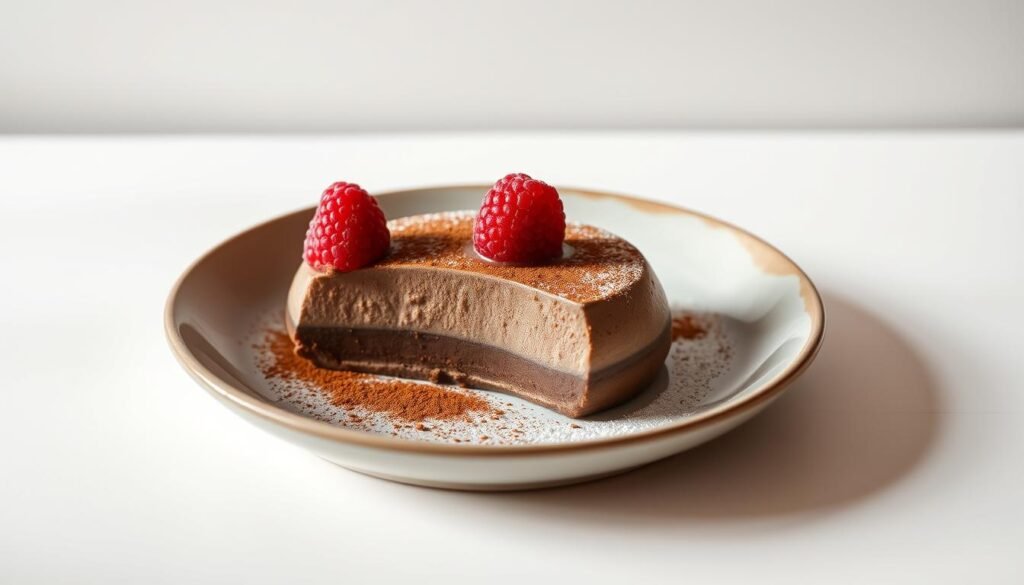 Keto Chocolate Mousse Presentation