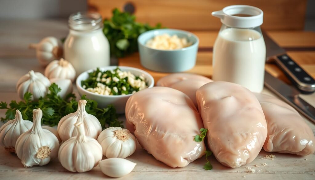 Keto Garlic Chicken Ingredients