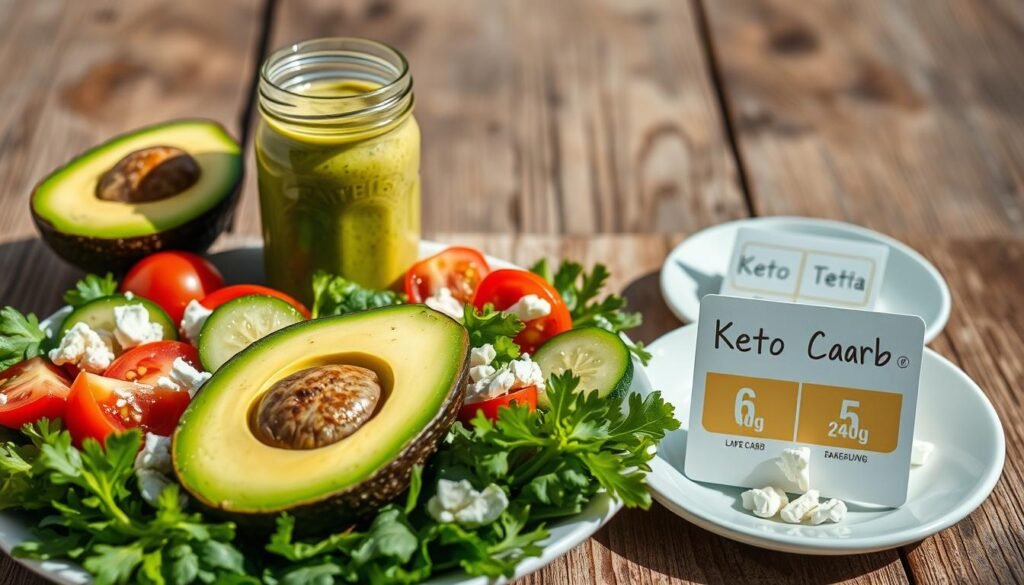 Keto Macros Avocado Salad Nutrition
