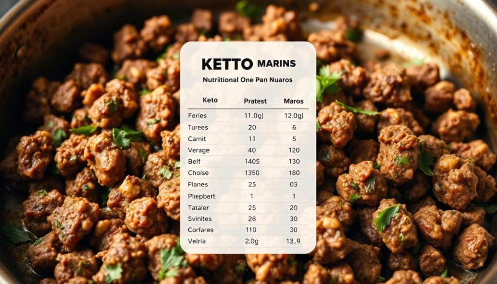 Keto Macros Ground Beef Skillet Nutrition