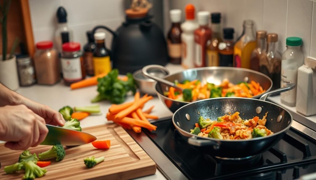 Keto Stir Fry Recipe Preparation