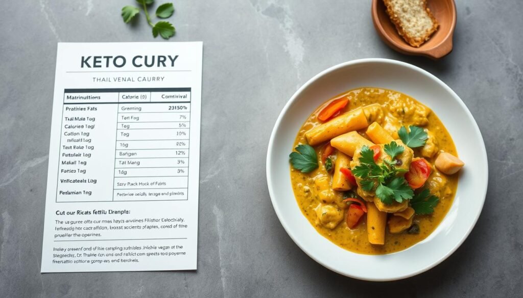 Keto Vegan Curry Nutritional Information