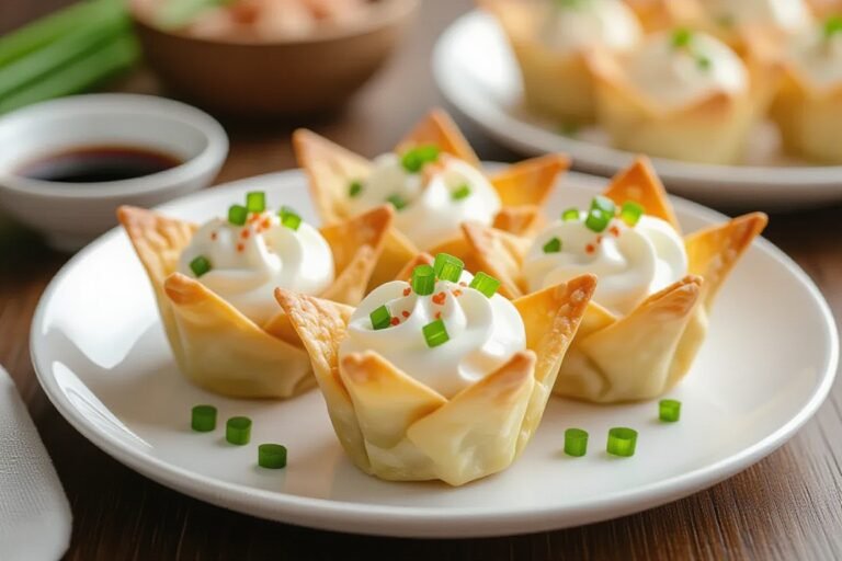 Crab Rangoon Wonton Appetizer