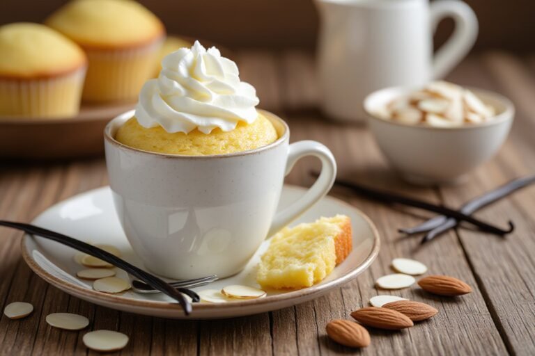 Keto Vanilla Mug Cake