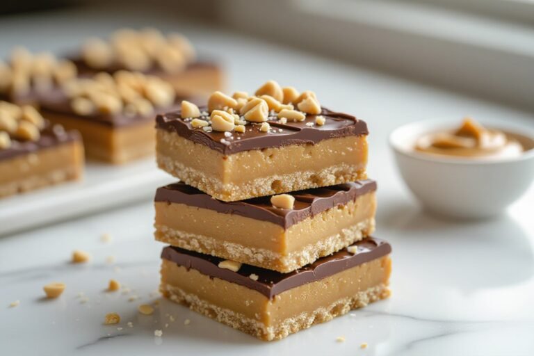 No-Bake Keto Peanut Butter Bars