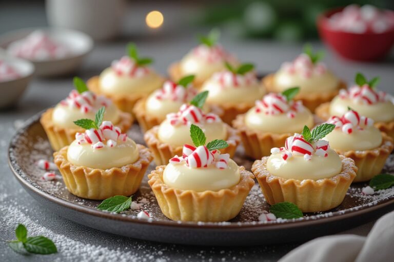 Peppermint Brie Bites Appetizer