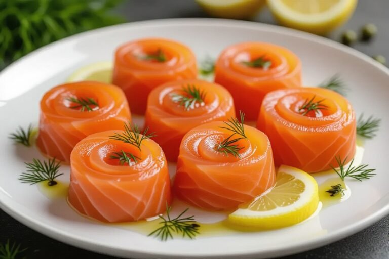Smoked Salmon Rosettes