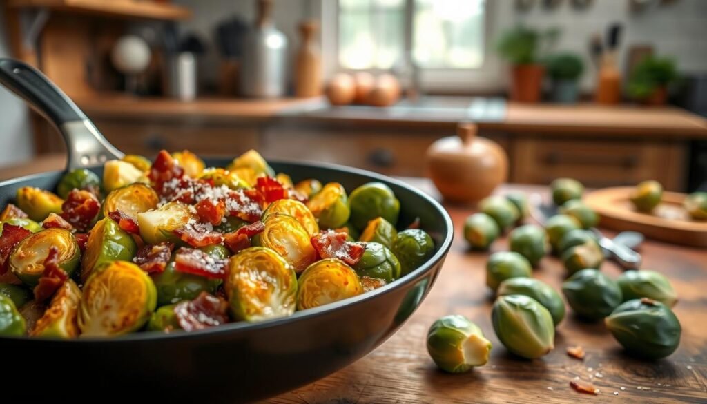 Caramelized Brussels Sprouts Skillet Cooking Caramelized Brussels Sprouts Skillet Cooking