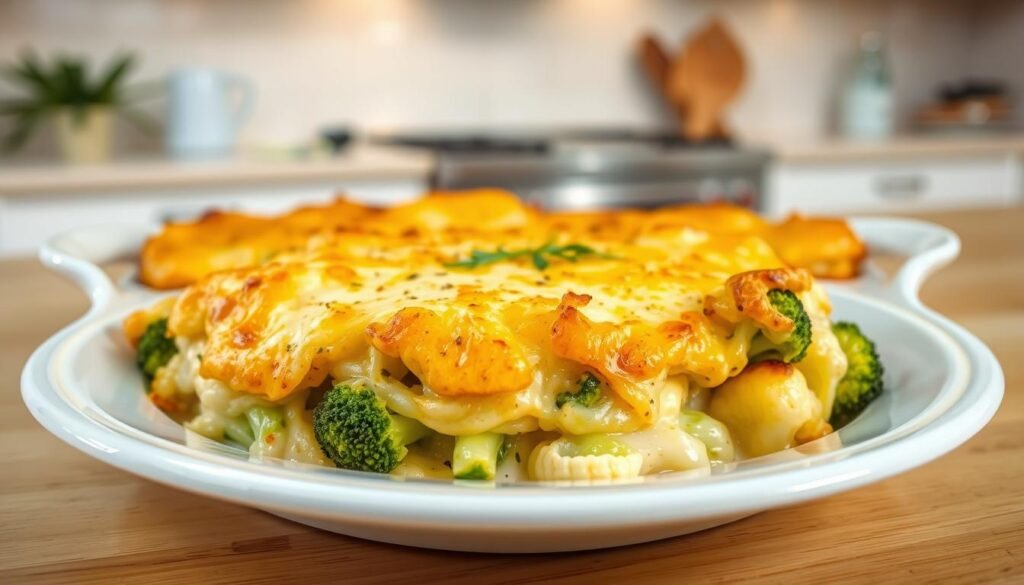 Cauliflower Broccoli Keto Gratin Recipe