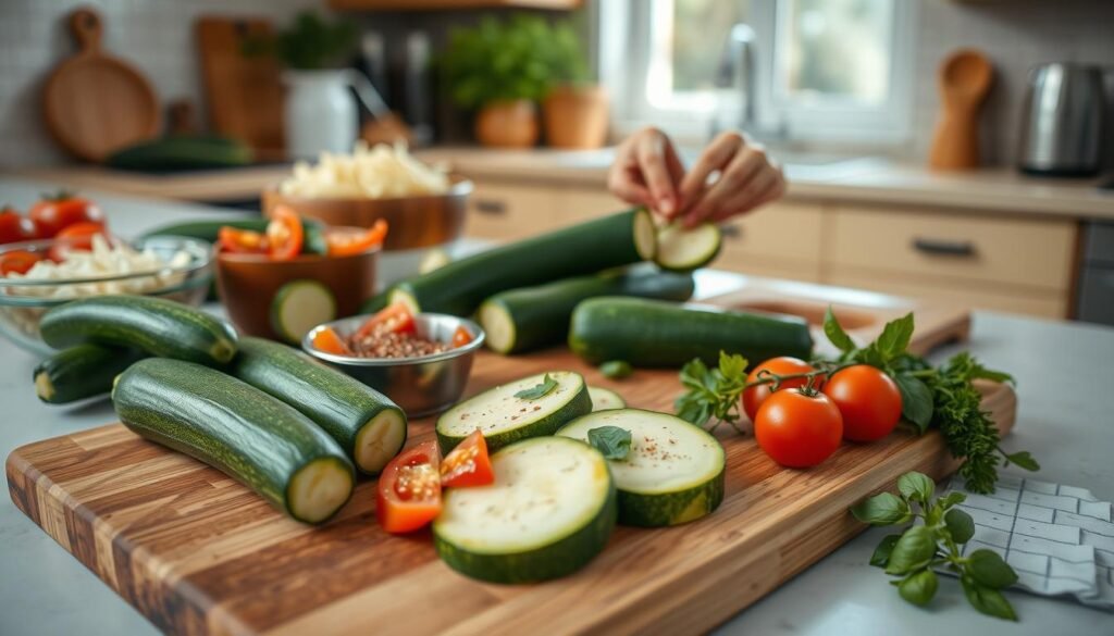 Healthy Zucchini Bites Preparation Healthy Zucchini Bites Preparation