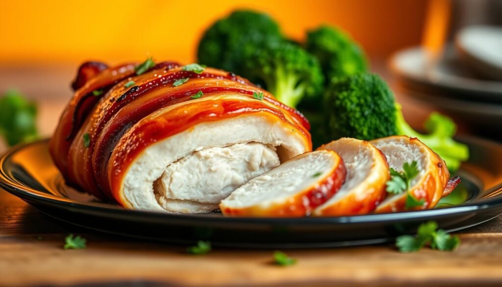 Keto Bacon-Wrapped Chicken Breast Easy Dinner
