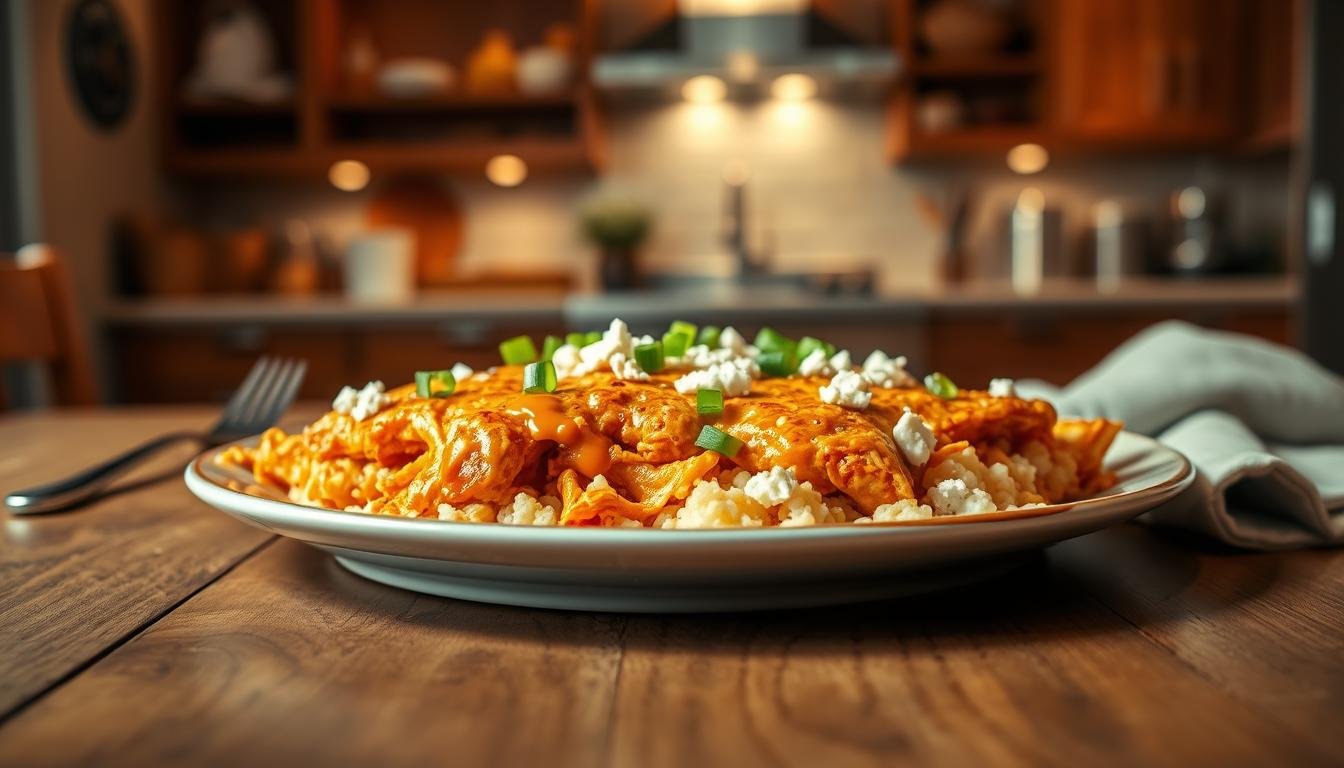 Keto Buffalo Chicken Casserole