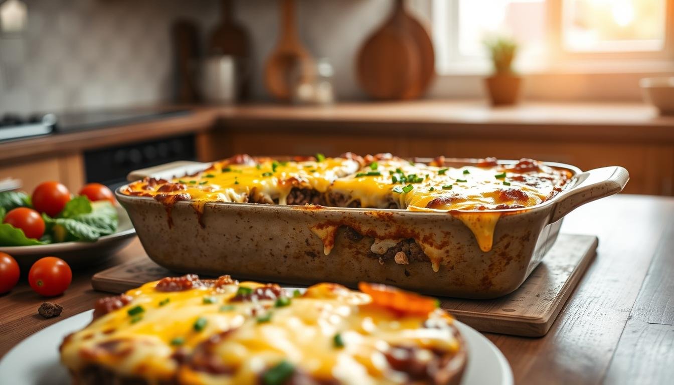 Keto Cheeseburger Casserole