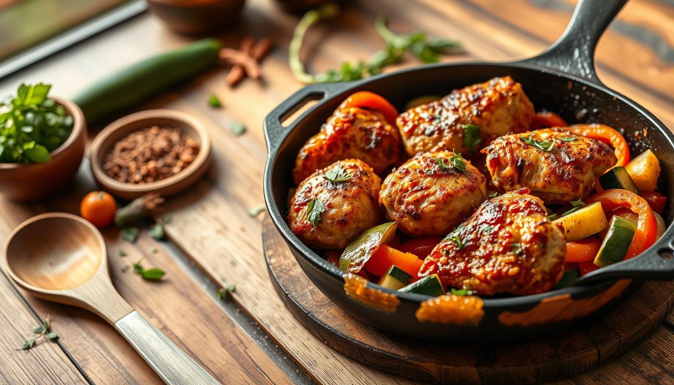 Keto Crispy Chicken Skillet