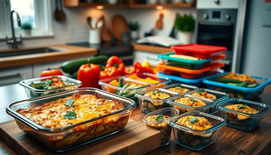 Keto Meal Prep Eggplant Casserole Storage