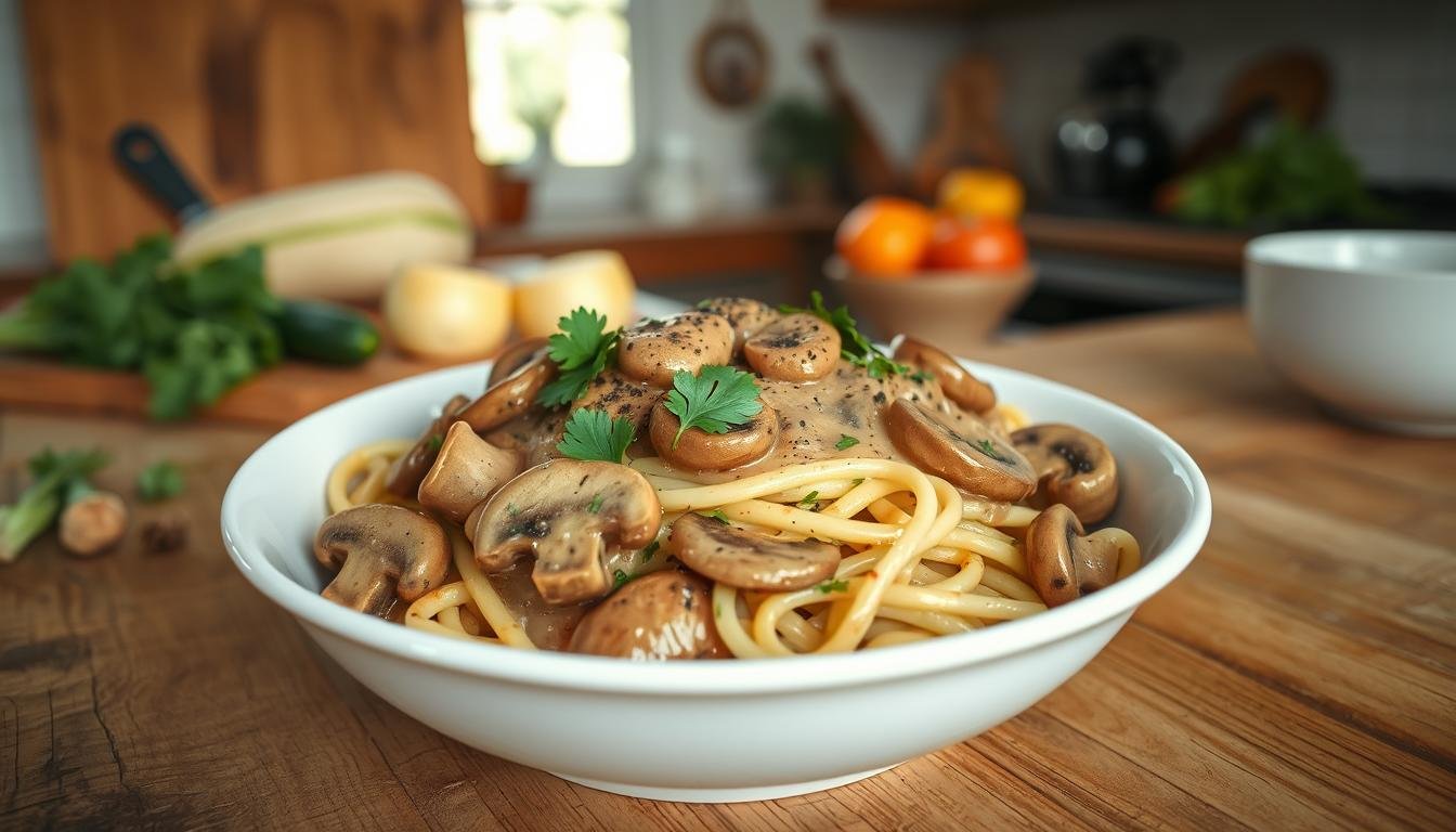 Mushroom Stroganoff