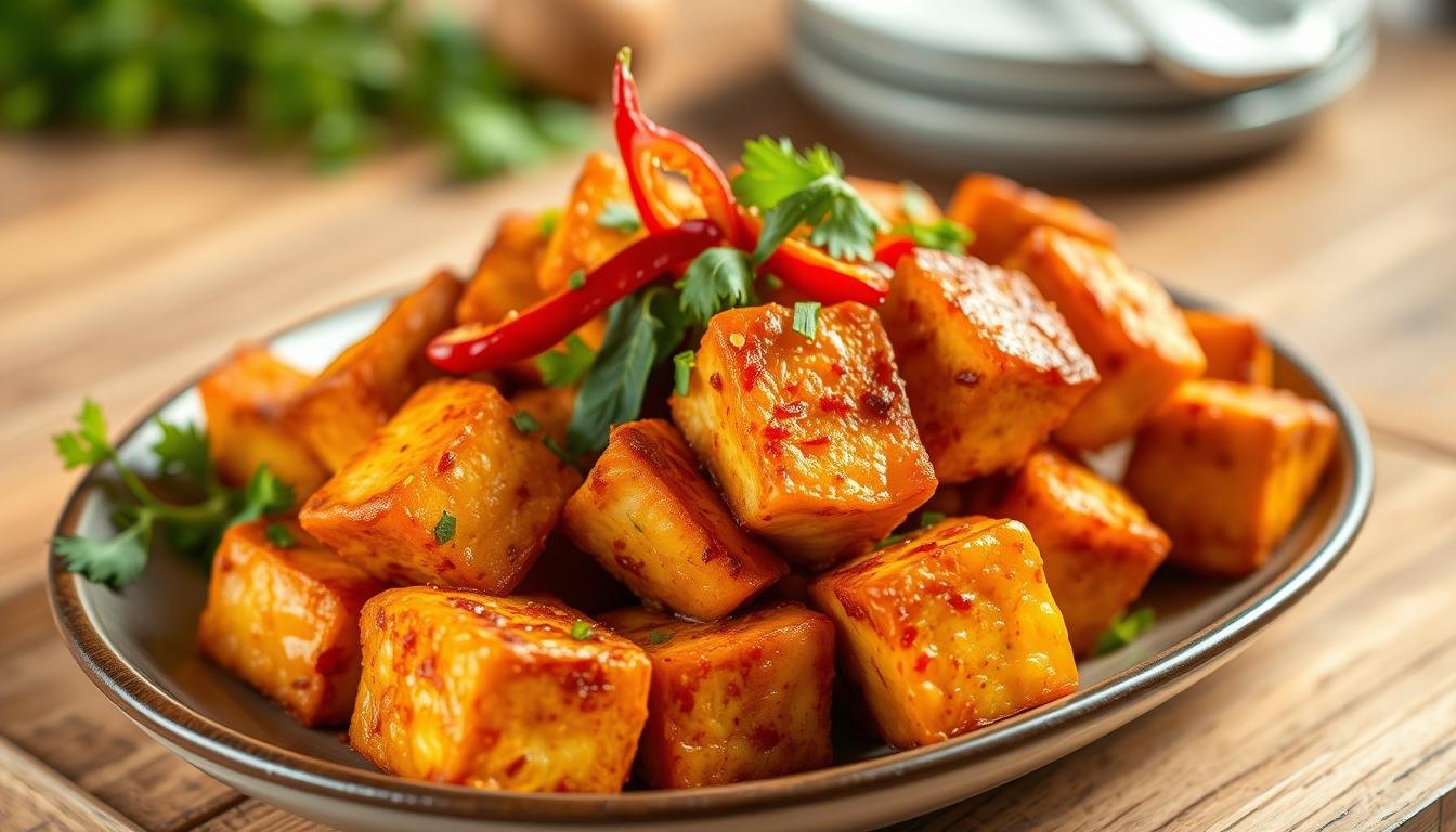 Spicy Tofu Bites