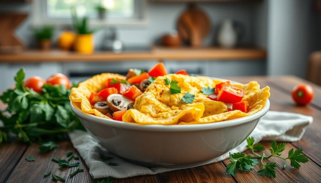 Veggie Omelette Bowl Variations