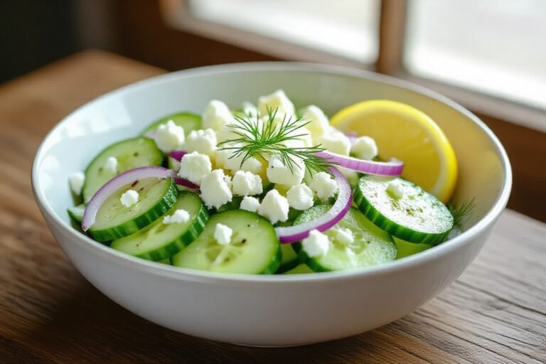 Keto Cucumber Feta Salad