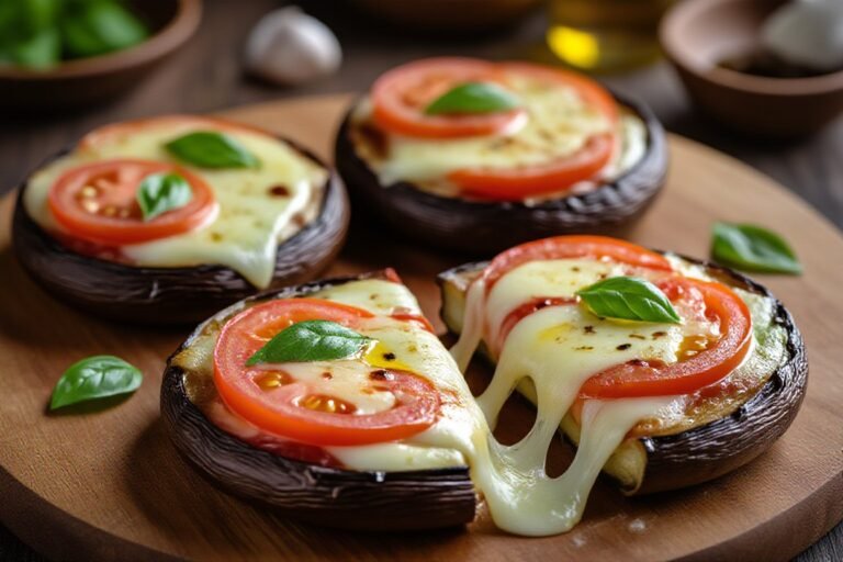 Keto Portobello Mushroom Pizza